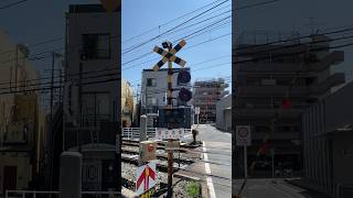 西鉄天神大牟田線 紫7号踏切 朝倉街道〜紫駅 鉄道 踏切 [upl. by Citron]