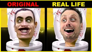 The Best TikTok Skibidi Toilet Original VS In Real Life part 66 [upl. by Repooc540]