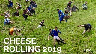 Cheese Rolling 2019  one of the UKs strangest traditions in Coopers Hill Gloucester [upl. by Disraeli]