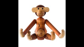 Kay Bojesen – Medium Monkey 1951 [upl. by Yuille]