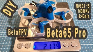 BetaFPV Beta65 Pro DIY 1S brushless 21g Tiny Whoop [upl. by Assila]