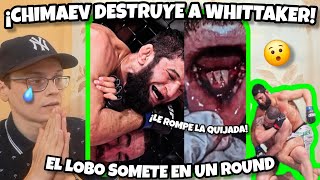 KHAMZAT CHIMAEV SOMETE a WHITTAKER😭 rompe la quijada en UN ROUND‼️ [upl. by Vasti]