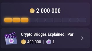 Crypto Bridges Explained  Part 1 TapSwap Code [upl. by Tezzil]