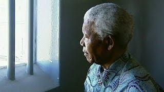 MANDELA BACK IN HIS ROBBEN ISLAND CELL  BBC NEWS [upl. by Chlores]