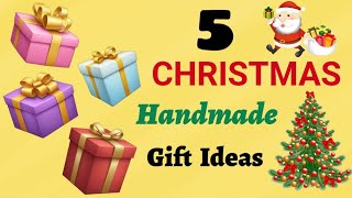 5 DIY Christmas🎄Gift🎁 Ideas  Handmade Gift for your loved one  CraftStack [upl. by Annaesor]