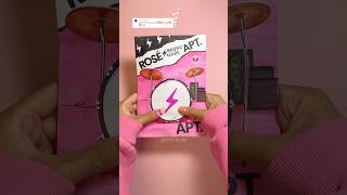 ROSE BRUNO MARS APT blind bag 로제 브루노마스 아파트 블라인드백 apt rose brunomars diy papercraft blackpink [upl. by Elianora589]