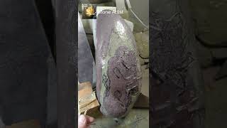 Part 14 HandmadeStone StoneArt StoneCraft HandcraftedStone StoneArtist Short [upl. by Mayer]