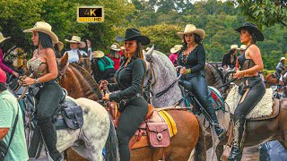 CABALGATA de MUJERES en Caicedonia  Valle 😍 COLOMBIA 2023 [upl. by Guenna978]