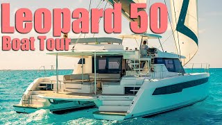 Leopard 50 Catamaran Review and Tour [upl. by Fortuna]