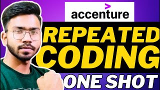 Accenture Coding Questions with Answers🔥 Accenture Coding Assessment 202425 [upl. by Rohclem899]