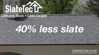 Introduction to SlateTec™ Reduced weight genuine slate roof installation [upl. by Katerine]