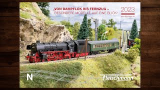 Fleischmann Aktuelle Modelle Herbst 2023 – Modellbahn Katalog Spur N [upl. by Dellora]