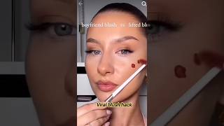 Blusher hacks makeuptips makeuphacks beautyhacks youtubeshorts blush viralhacks shorts [upl. by Mala839]