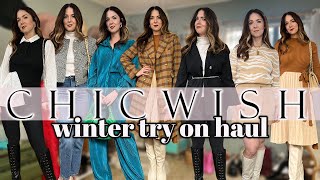 Chicwish Winter Try on Haul  ReviewHits and BIG Misses [upl. by Seuqramed]