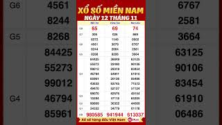 Xổ số miền Nam ngày 12 tháng 12 xsmn [upl. by Magena]