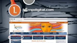 Instructivo de uso de rnpdigitalcom  Registro Nacional [upl. by Deloris]