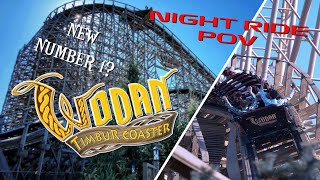 WODAN TIMBUR COASTER  NIGHT RIDE POV  Europa Park New Number 1 [upl. by Adnih]