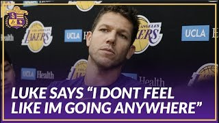 Lakers Interview Luke Walton Reacts to Article of His Meeting with Magic After Teams Slow Start [upl. by Heringer233]