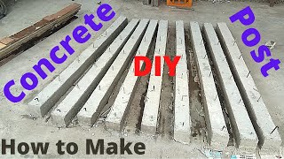 DIY Making Cement Concrete Post [upl. by Niwle]