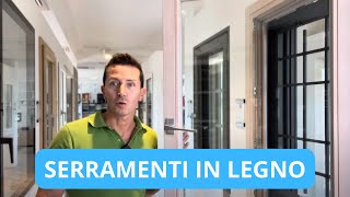 Serramenti in legno [upl. by Decrem]