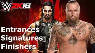 WWE Aleister Black EntranceSignaturesFinishers [upl. by Olram]