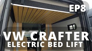 VW Crafter Camper van EP8 Electric Bed Lift Lippert Project 2000 [upl. by Oriole169]