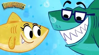 Baby Shark Song  SingaLong version  Songs for Kids from Howdytoons [upl. by Showker]