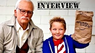 Johnny Knoxville and Jackson Nicoll Chat BAD GRANDPA with AMC [upl. by Irakab]