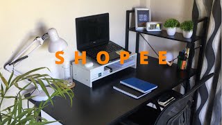 SHOPEE STUDY TABLE budget desk setup for students [upl. by Hite905]