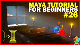 Modelling with CURVES amp NURBS in Maya  REVOLVE  Maya 2020 Tutorial for Beginners [upl. by Ahtenak844]