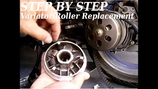 GY6 VariatorRoller Replacement amp TipsSTEP BY STEP [upl. by Ailisec534]