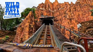 Wild West Falls 4K Front Seat POV  Warner Bros Movie World [upl. by Michella]