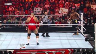 Raw  Raw Brodus Clay vs JTG [upl. by Eaver155]