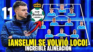 ✅🚨 ¡ÚLTIMO MINUTO Alineación de CRUZ AZUL vs SANTOS ¡La Sorpresa de ANSELMI [upl. by Atirehgram]