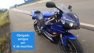 Yamaha R1 2008 top speed 299 km ph quinta marcha [upl. by Imuyam891]