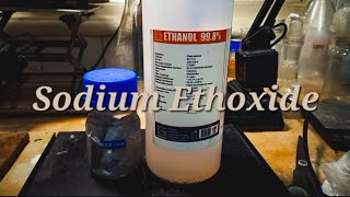 Making sodium ethoxide acetylacetone synthesis part one [upl. by Adele]