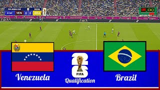 LIVE🔴 Venezuela vs Brazil  SOUTH AMERICA World Championship  Qualification  Round 11  Pes 21 [upl. by Frayda]