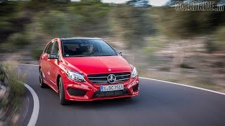 2015 MercedesBenz BClass facelift  First Drive Review [upl. by Llemej]