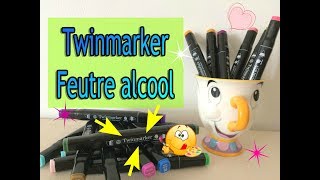 Twinmarker feutre alcool Top ou Flop  Astuces et conseils [upl. by Ocire48]