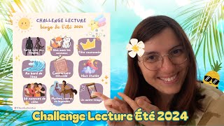 Challenge Lecture Été 2024  Du soleil et des livres ☀️📚 [upl. by Caravette]