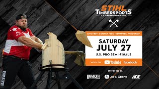 STIHL TIMBERSPORTS® 2024 US PRO SEMIFINALS POOL A​ [upl. by Aihsined202]