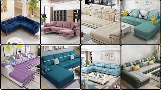 100 New L shape sofa Set designs for living room  corner sofa designs [upl. by Hamaso]