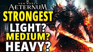 BEST ARMOR Classes For each playstyle MUST KNOW Light Medium Heavy New World Aeternum [upl. by Adnaugal]