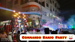 Raja Tu Mana Raja Re Song🎶Dj गणराया🎛️ Bhusawal Banjo Party 🪕Commando Banjo Party🥁youtube [upl. by Ocirederf]