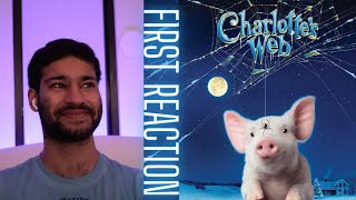 Watching Charlottes Web 2006 FOR THE FIRST TIME  Movie Reaction [upl. by Rett]