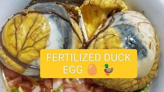 LETS CRACK AND PEEL FERTILIZED DUCK EGG 🥚EXOTIC BALUT CRACKING PEELING ASMR [upl. by Martineau]