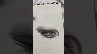 Realistic eye drawing series part 2❤️ Charcoal drawing realisticeye pencildrawing [upl. by Niram333]