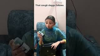 Cough daggu syrup🤷 funnycomedyshortsvideo [upl. by Ettenauq]