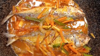 Escabecheng Isda  Panlasang pinoy Escabeche N Que quemoni5050 [upl. by Kanya2]