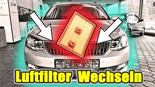 Skoda Fabia Luftfilter Wechseln  Es ist So Einfach [upl. by Nirrad]